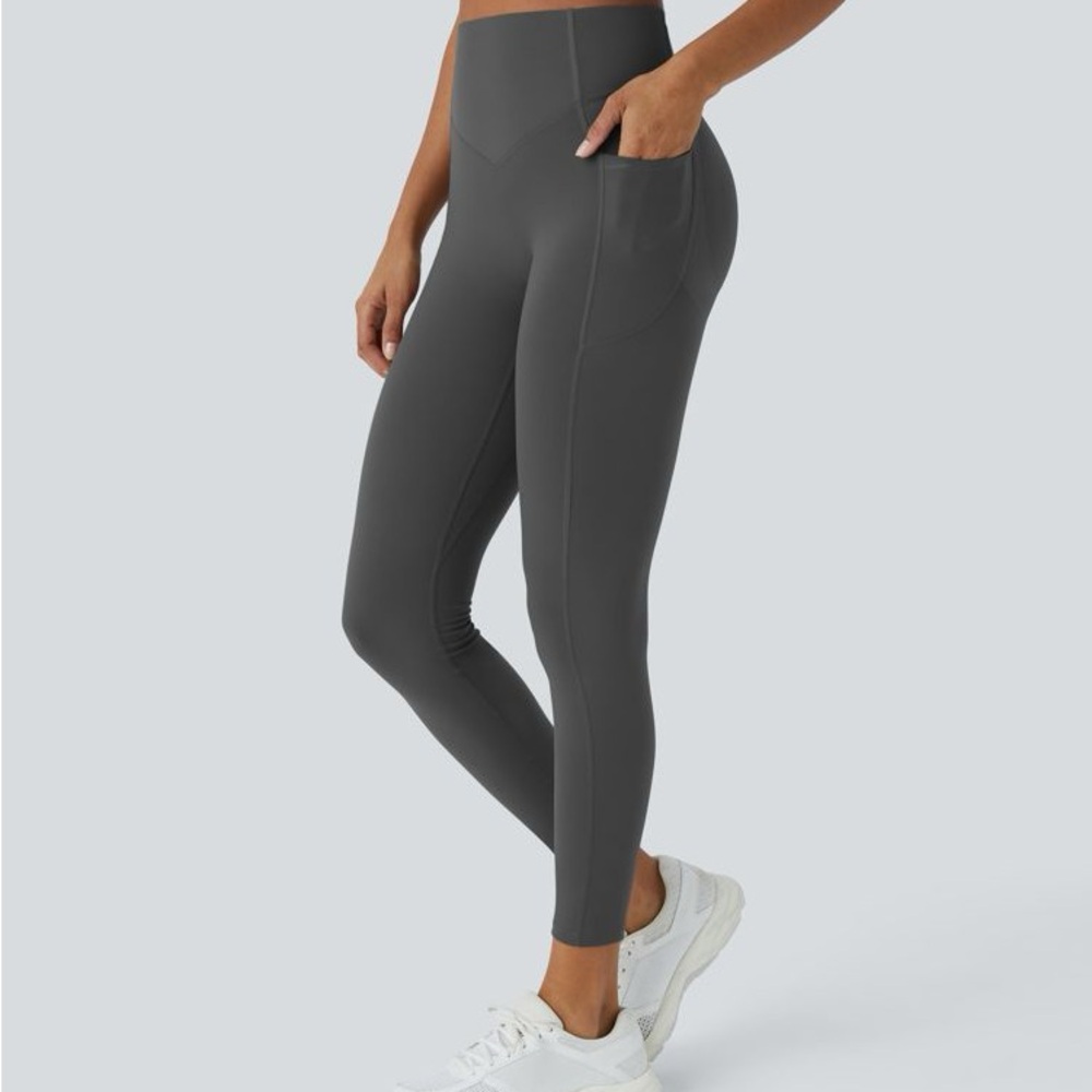*NWT* HALARA UltraSculpt High Waisted Tummy Control Butt Lift Leggings, S, Grey